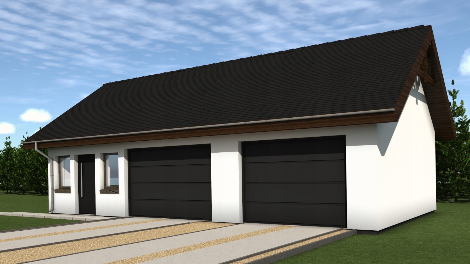 PROJEKT BUDYNKU GOSPODARCZEGO G010