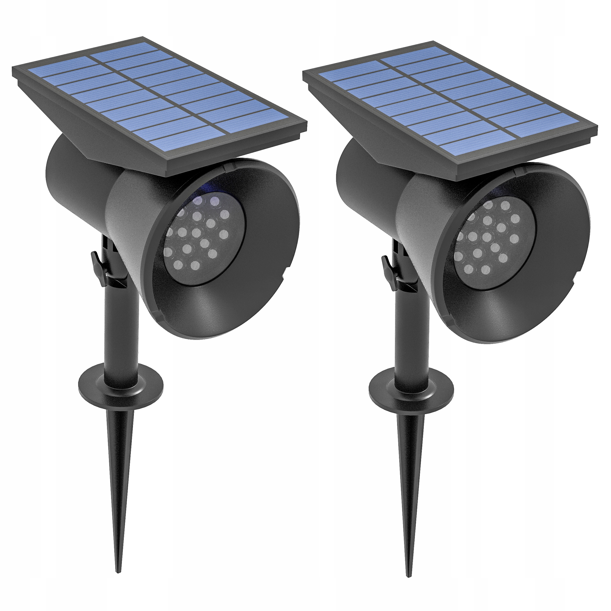 Solární Led Zahradní Lampa S Čidlem Soumrakového Světla Pro Zahradní Reflektor 2 Ks IP54