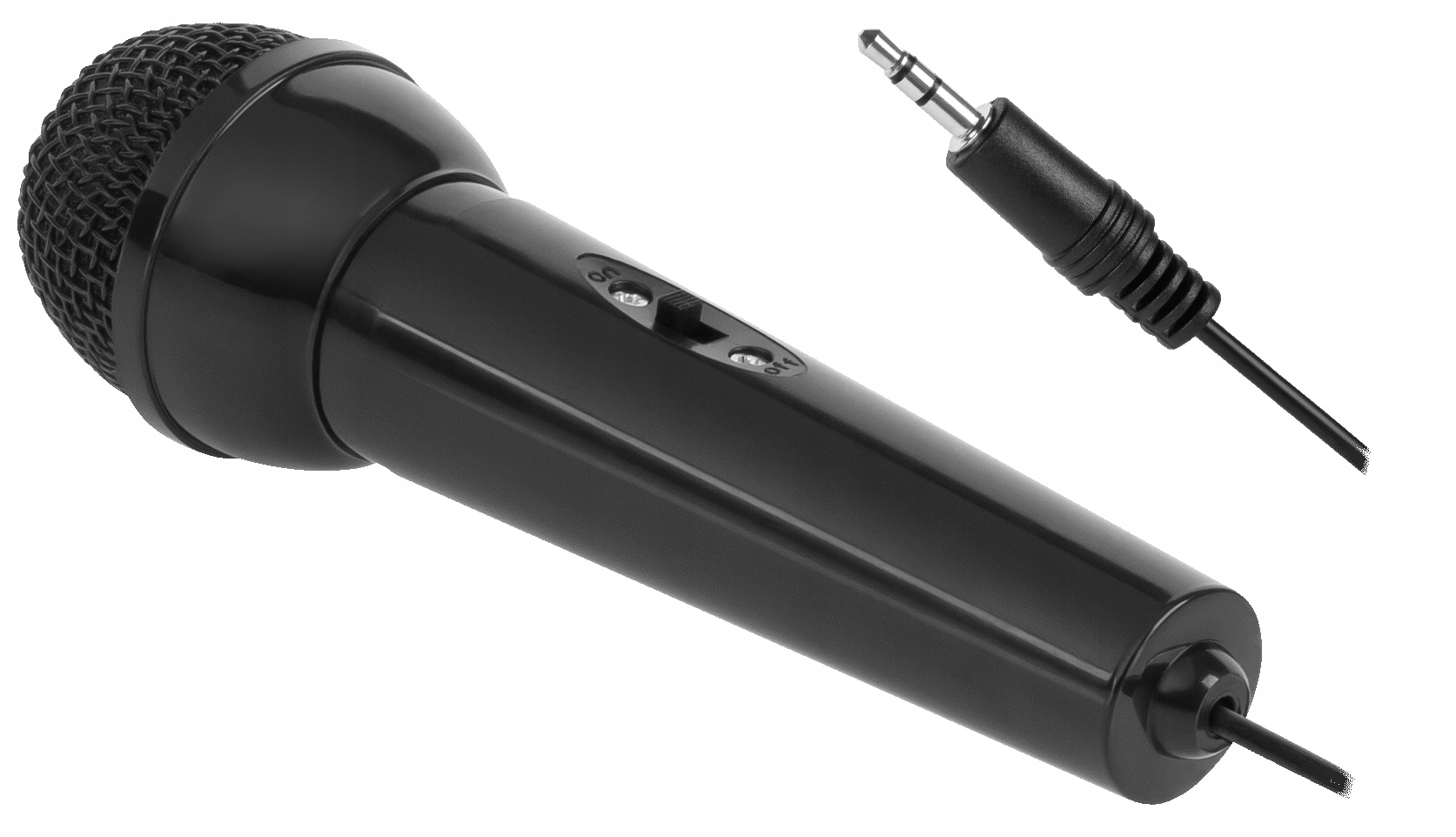 

Mikrofon przewodowy do karaoke imprezy Jack 3.5mm