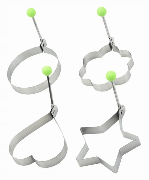 ZESTAW 4 szt FOREMKI DO JAJEK SADZONYCH STALOWE