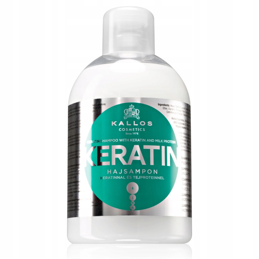 

Kallos Keratin Szampon Z Keratyną Do Włosów 1000ML