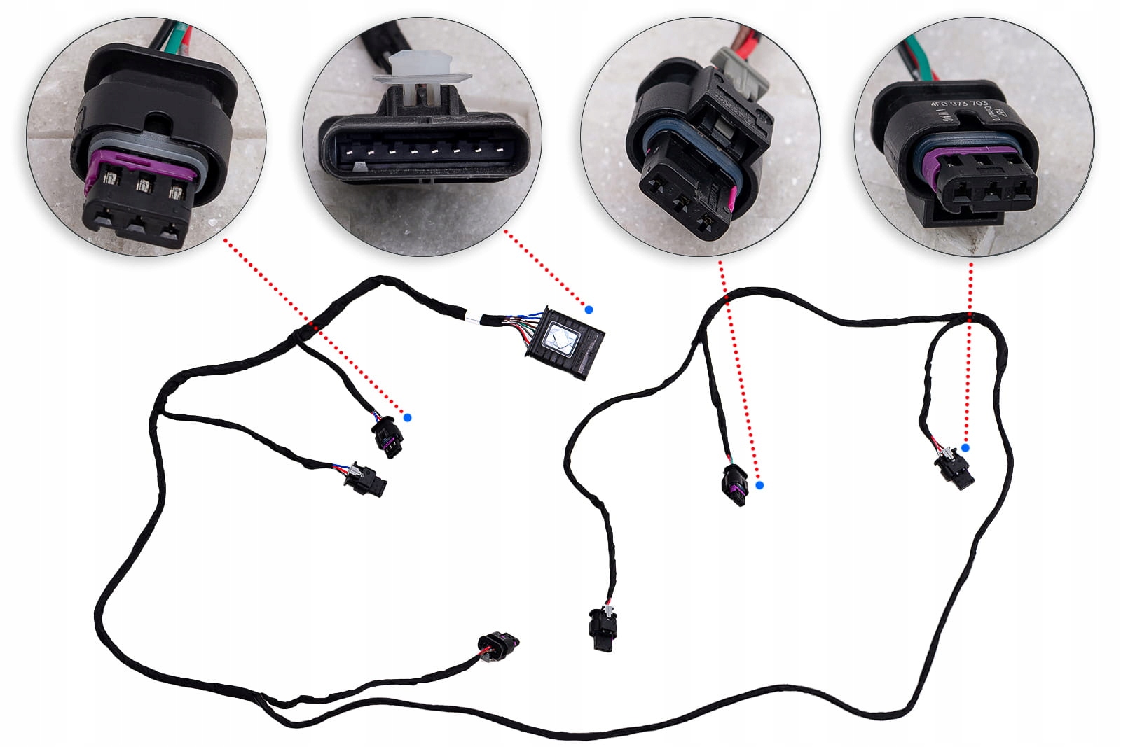 MERCEDES GLK X204 PDC Джгут проводів A2044405950