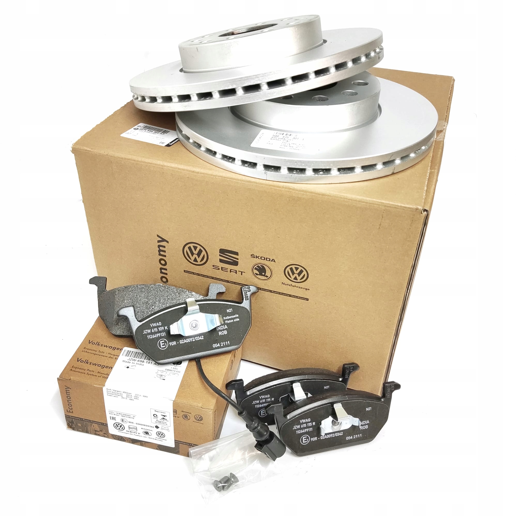 5Q0 615 - Диски 5q0615301e колодки JZW698151AS OE оригинал