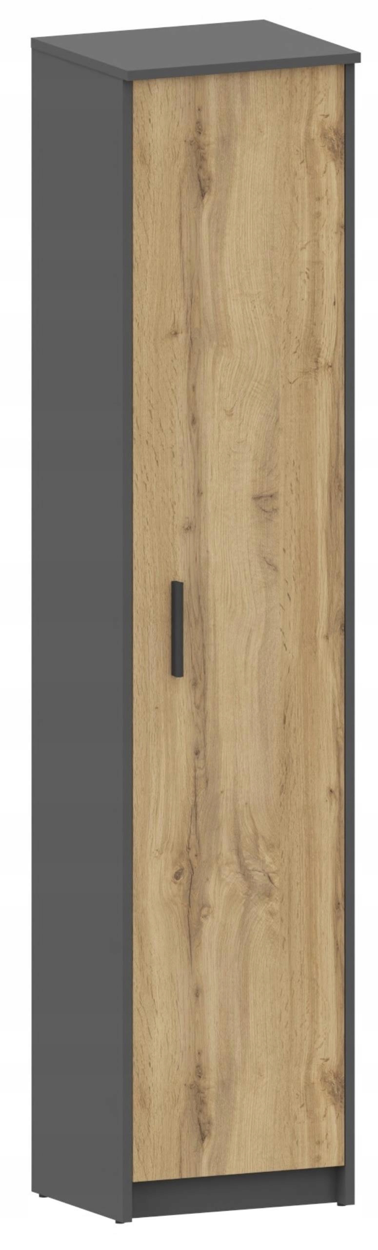 Kancelářský uzavřený regál Bodo R40Z Grafit-wotan antracit knihy skříň Ufc