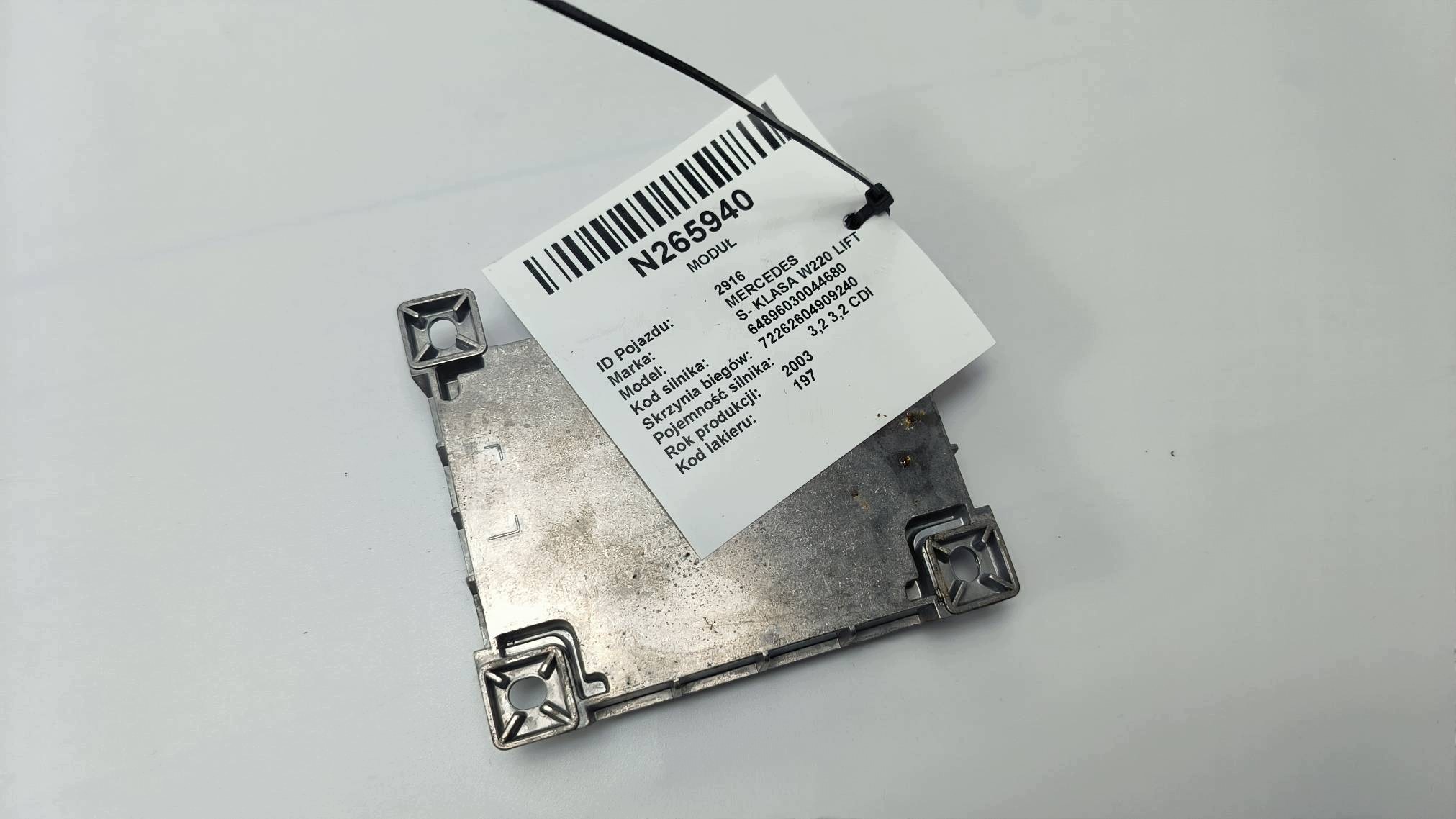 module A2118703826 MERCEDES S- classe W220 LIFT