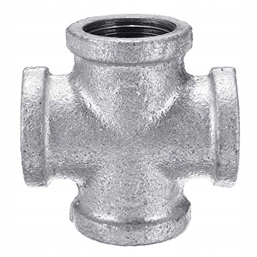 

Czwórnik żeliwny Gw 1/2" Ocynk