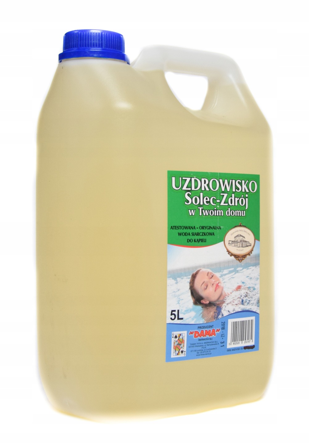 WODA SIARCZKOWA SOLEC-ZDRÓJ DO KĄPIELI 5L Marka inna