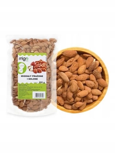 4x MIGOgroup, Mandle pražené, solené, neblednoucí (200 g) – MIGOgroup