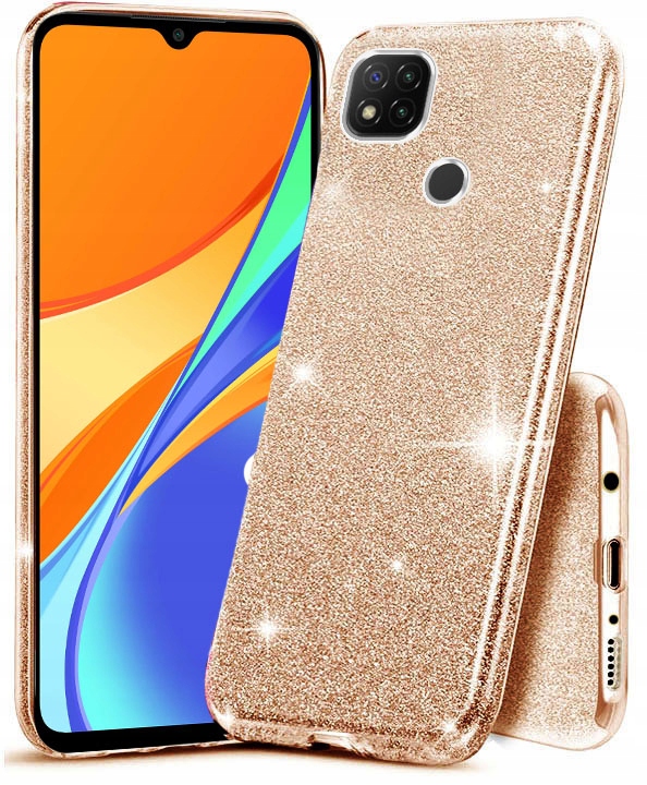 

Etui do Xiaomi Redmi 9C Brokat Case+ Szkło