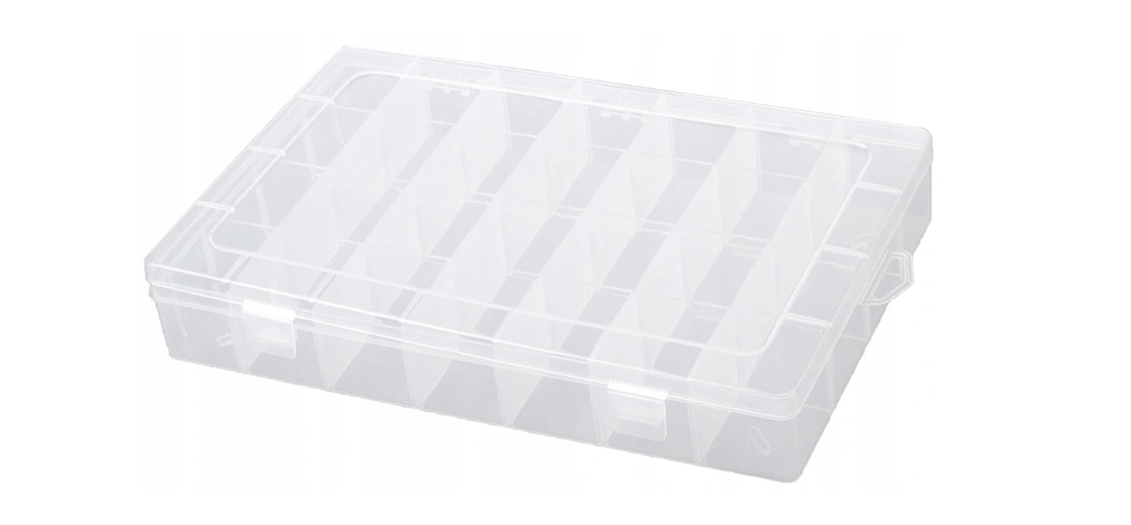 

Plastikowy pojemnik (organizer) z 28 przegródkami