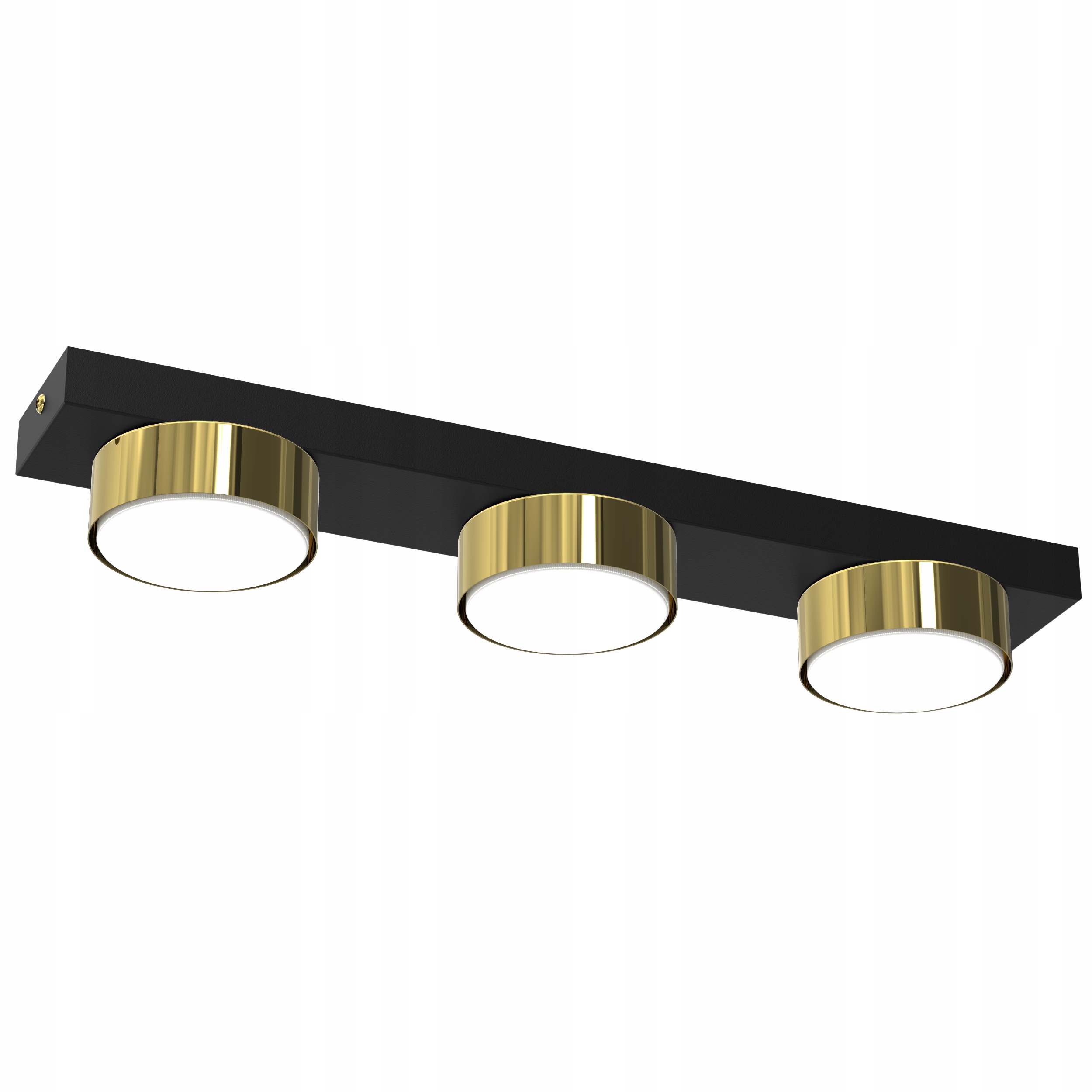 Stropní Svítidlo Stropní Svítidlo Led Loft GX53 Černá Zlatá Ozdobná Polská Lampa