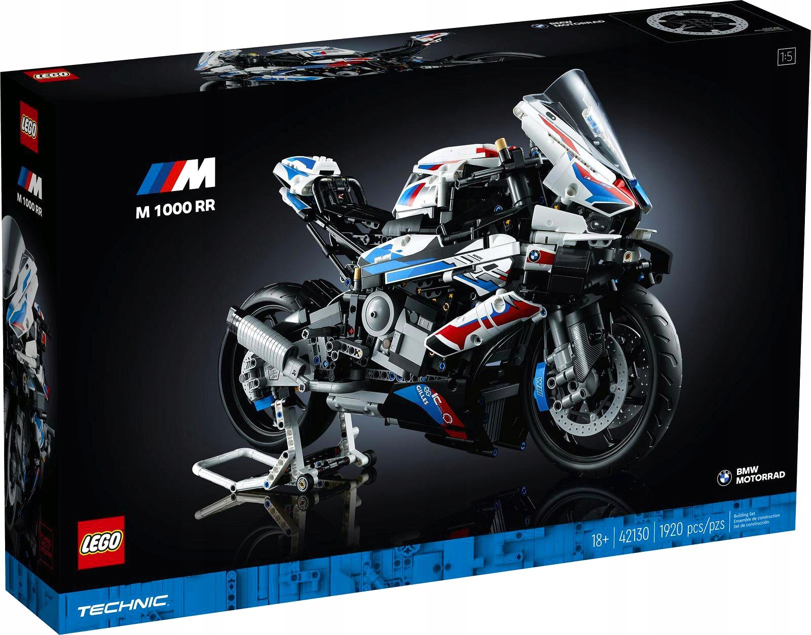 

Lego Technic 42130 Motocykl Bmw M 1000 Rr Motor