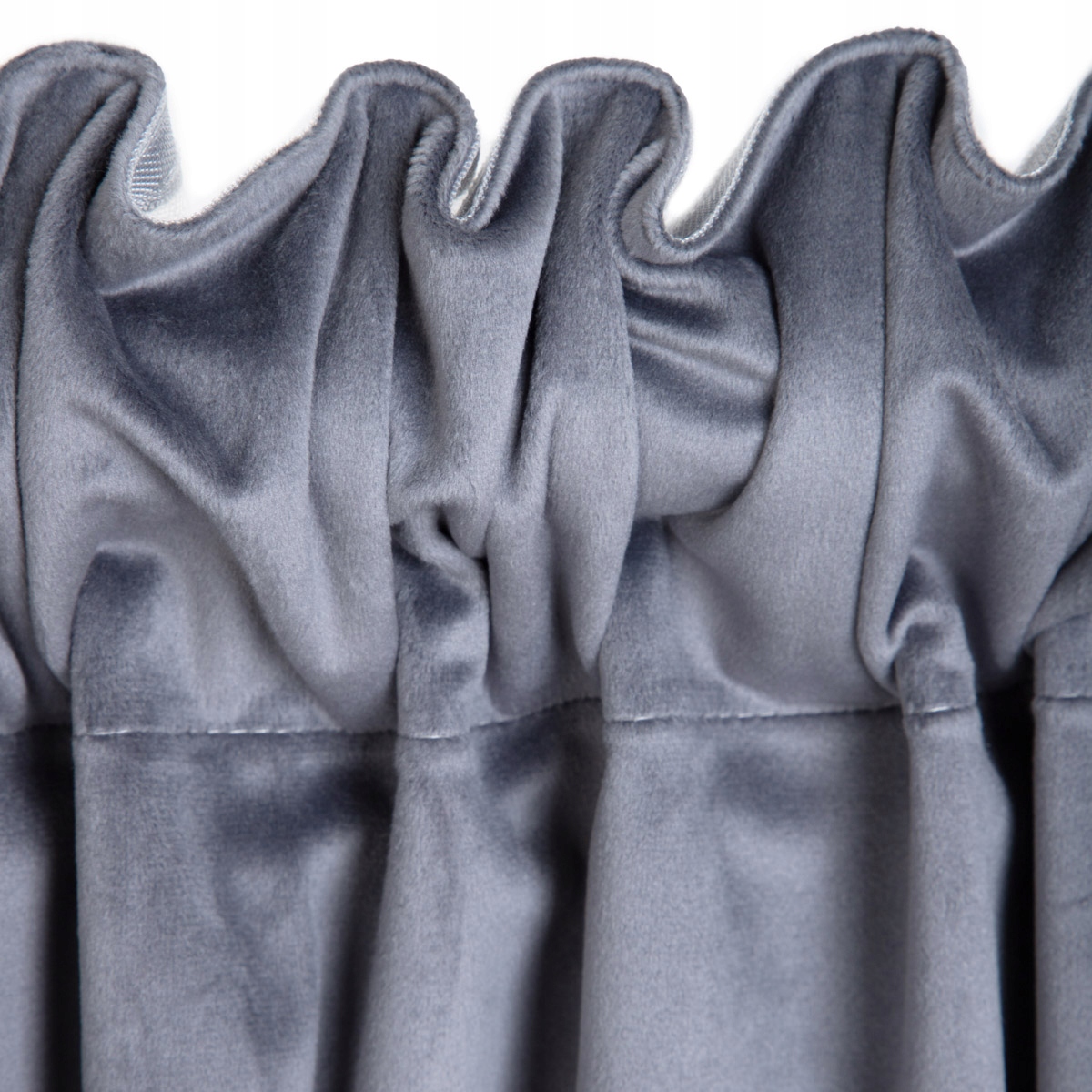 ZASŁONA ZIENNA WELWETOWA CIEMNOSZARA ESSENTIALS Homla 140x250 Kolor odcienie szarości