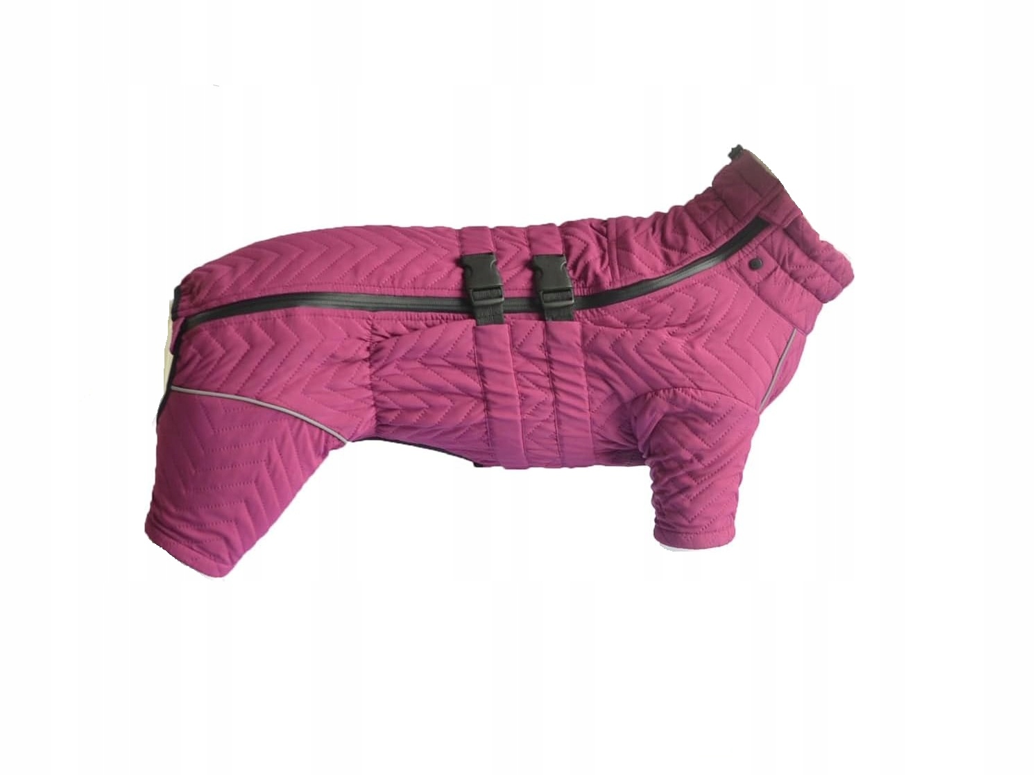 Voděodolná a pohodlná bunda pro psa červená 3XL Warm Dog