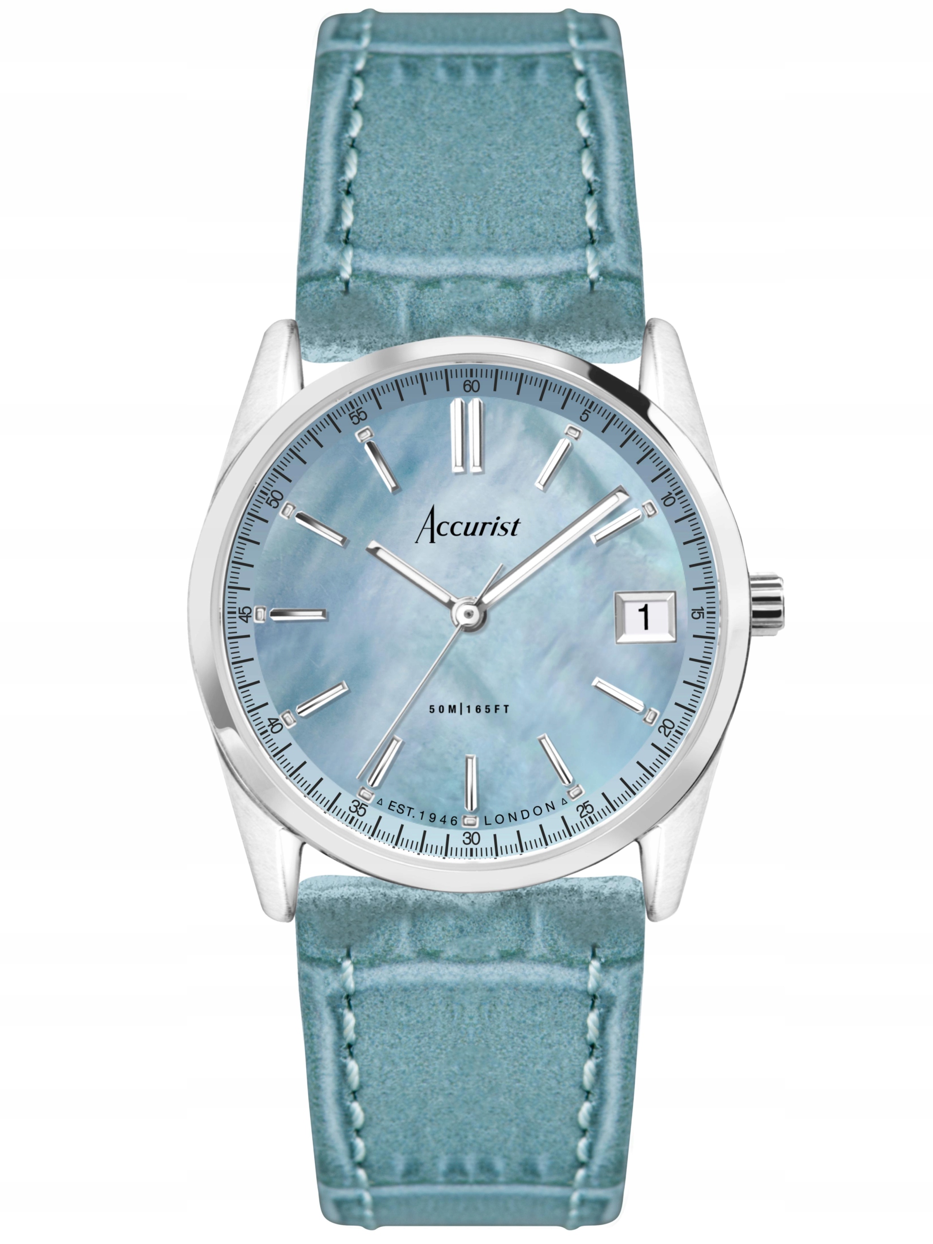 Nové Originální dámské hodinky Accurist Everyday 74002X perleťová hmota, datum