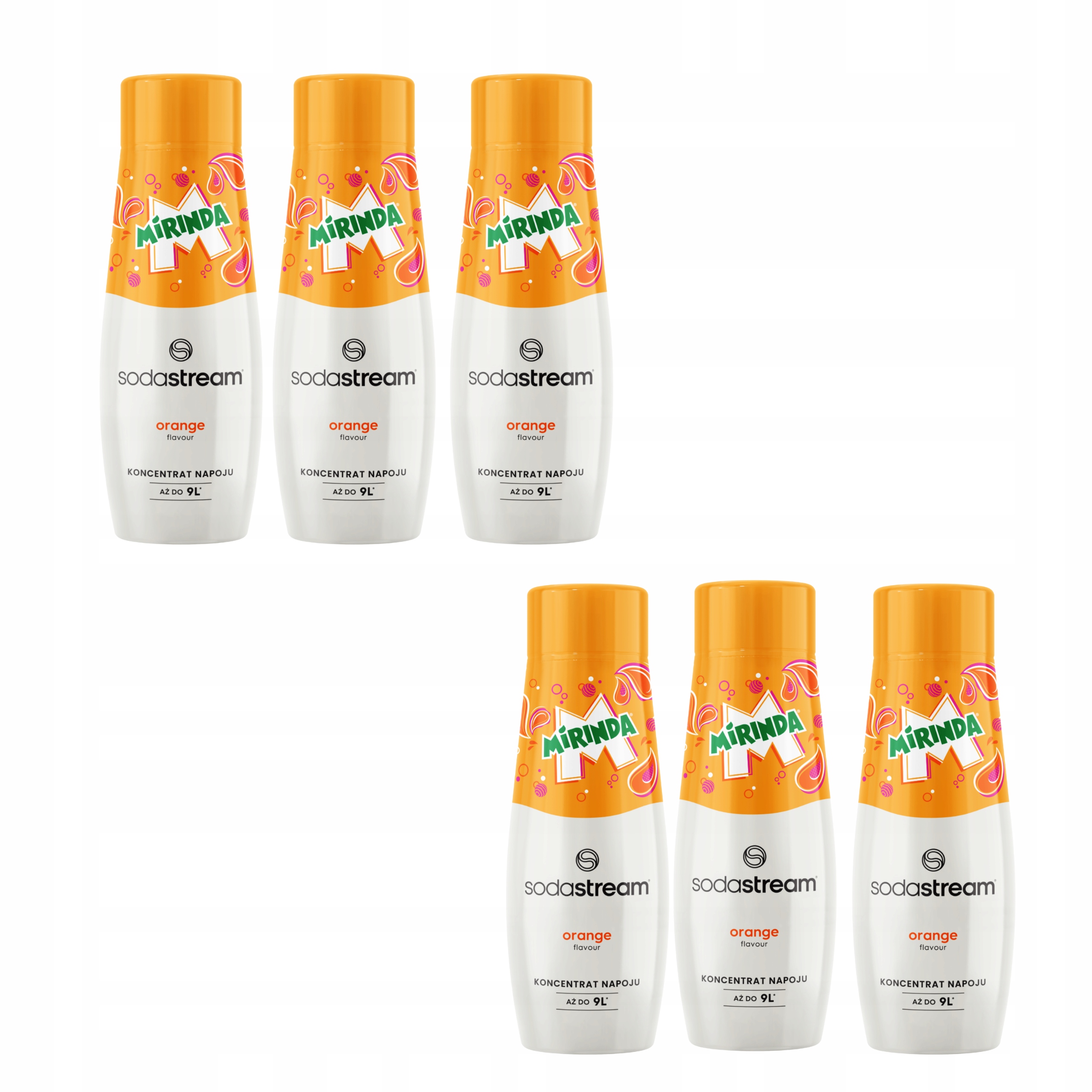 Koncentrát Sirup Mirinda 440 ML Do Vody, Sodastream 1 ks originální příchuť