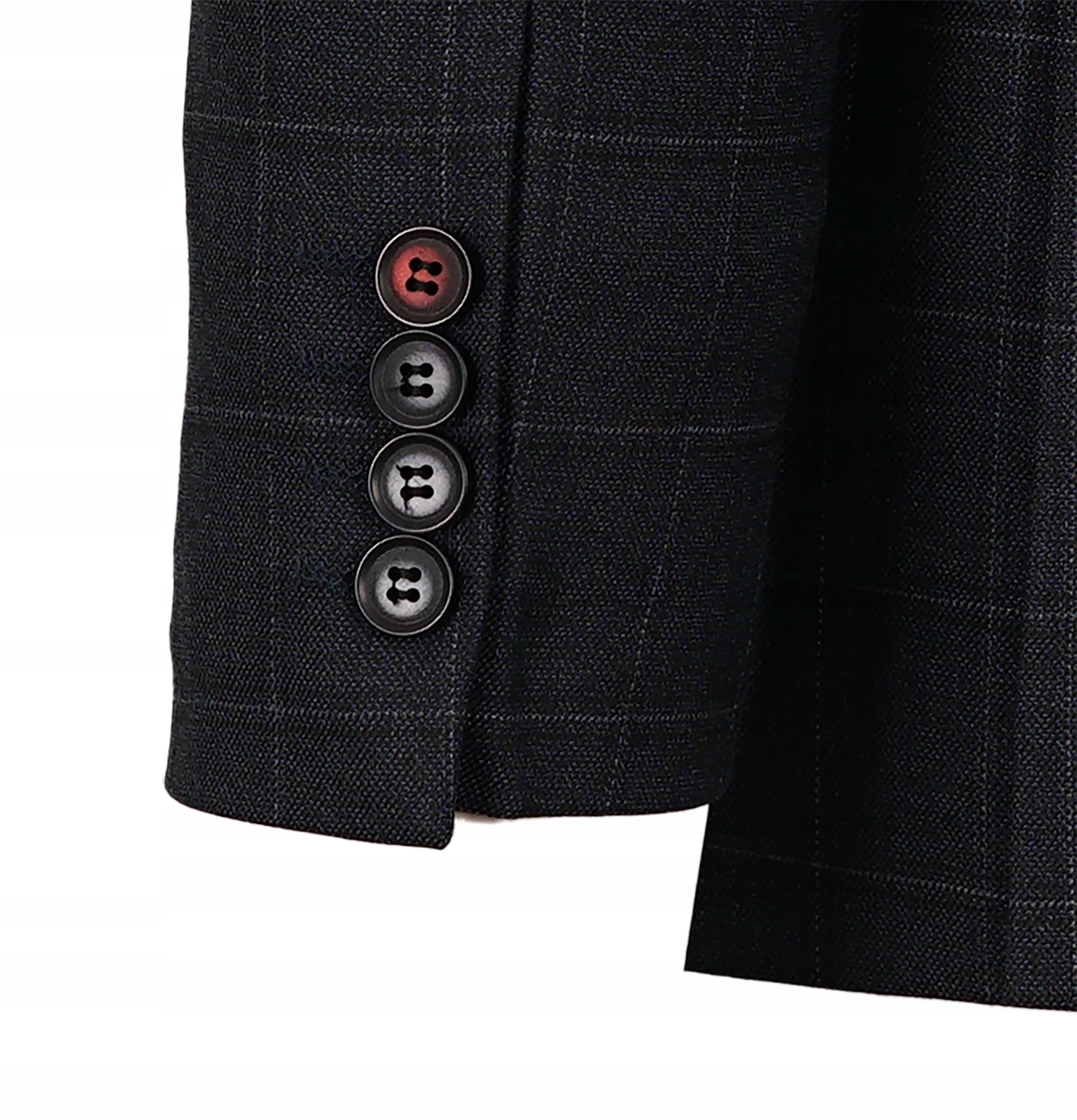 MARYNARKA MĘSKA W KRATĘ WIZYTOWA ELEGANCKA CASUAL TURECKA GRAFITOWA 60 Kolor szary