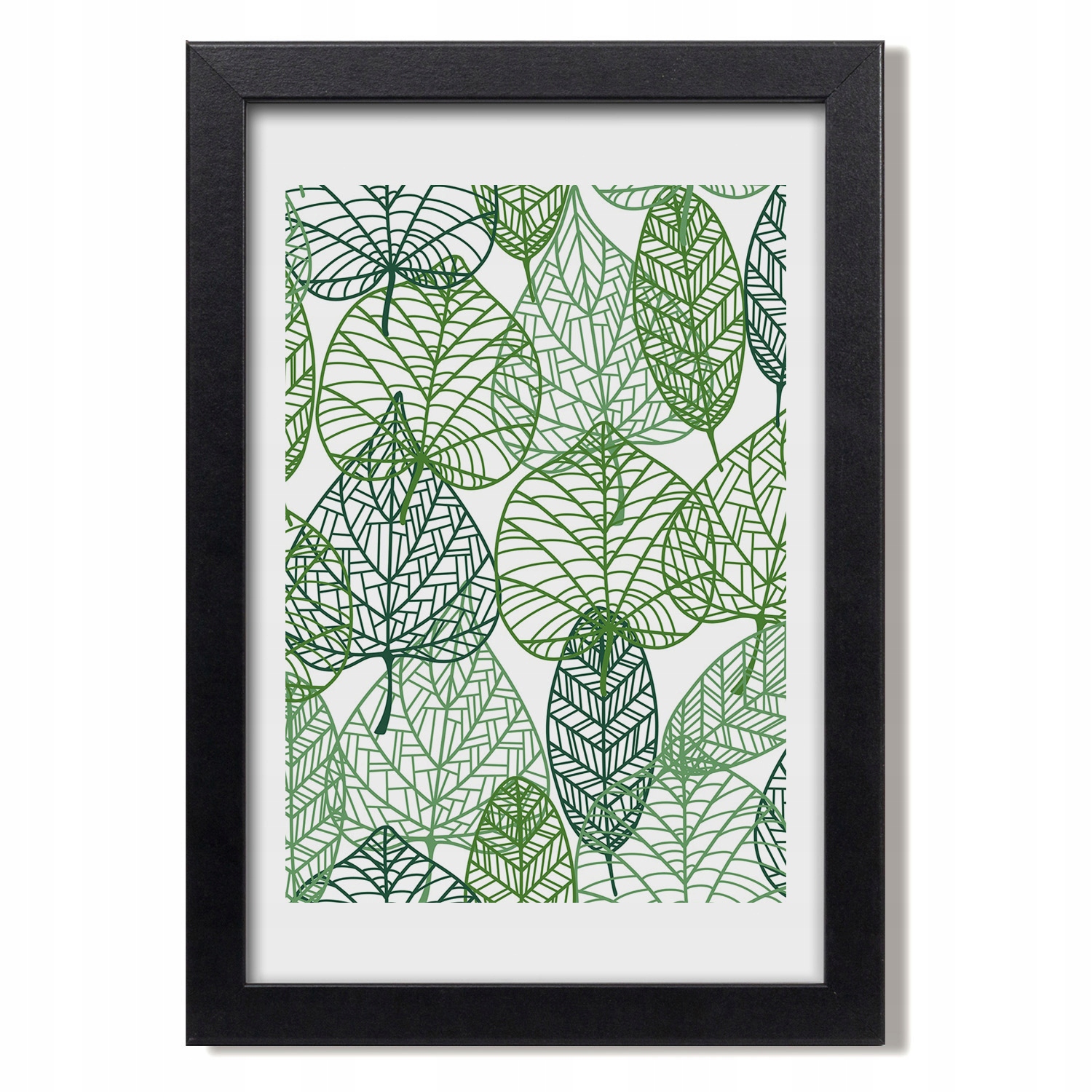 Moderní nástěnná grafika Listy 20x30 cm