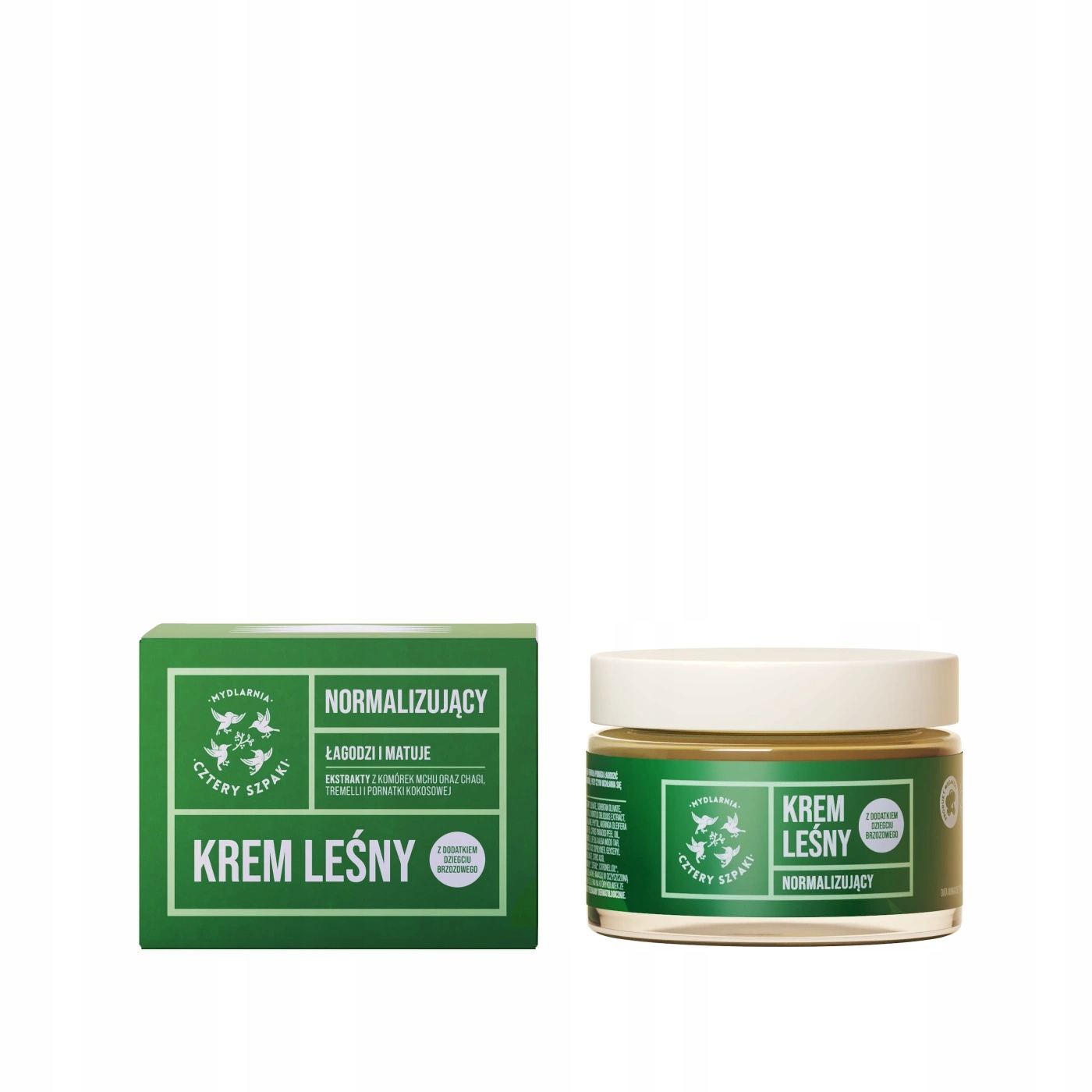 Cztery Szpaki Normalizační krém na obličej Lesní 50 ml
