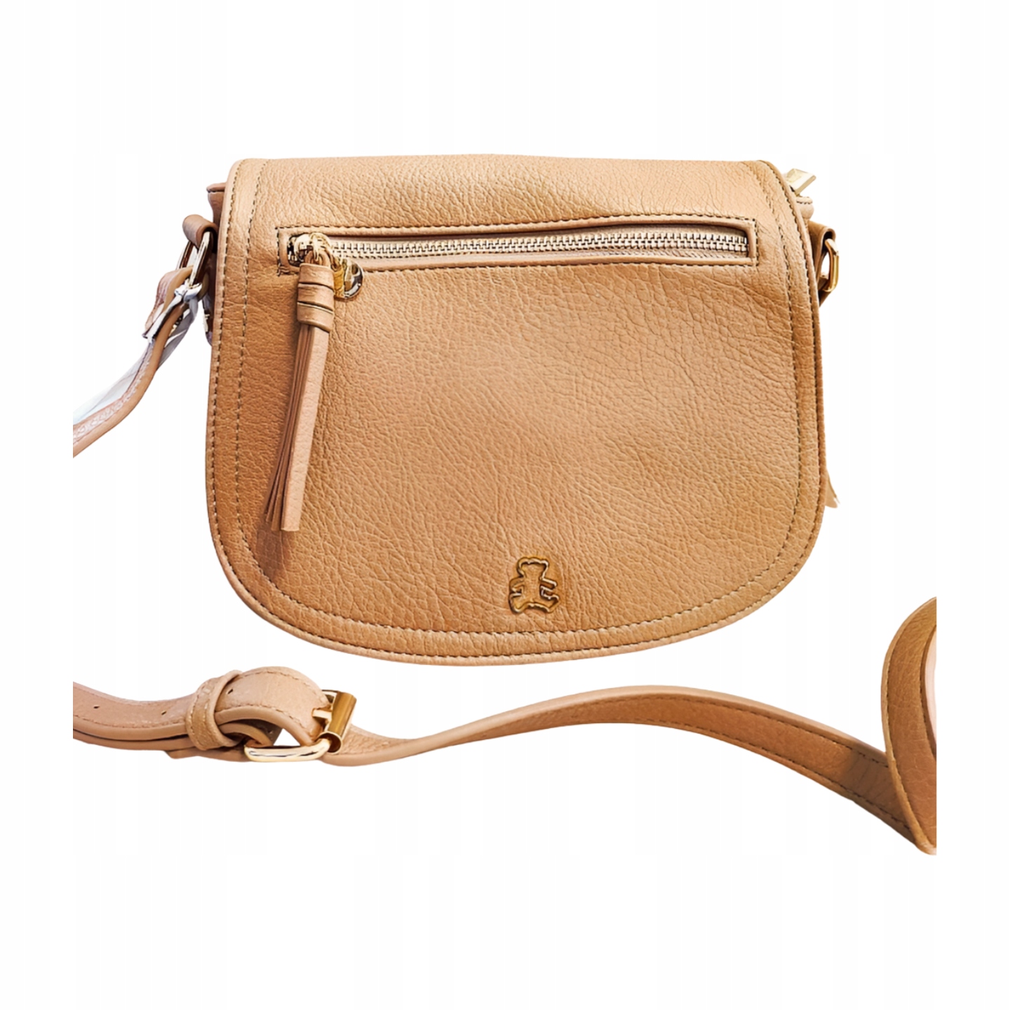 Lulu Castagnette kabelka přes rameno béžová zip