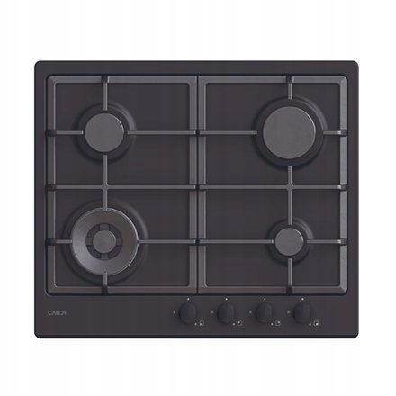 Candy CHG6BFB4WB Hob, Gas, Width 59,5 cm, 4 cooking zones, Mechanic control