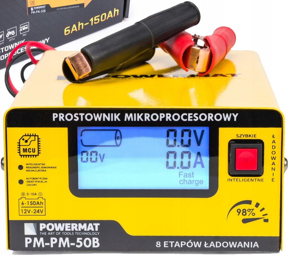 

Prostownik Akumulatorowy Mikroprocesorowy 12V 24V