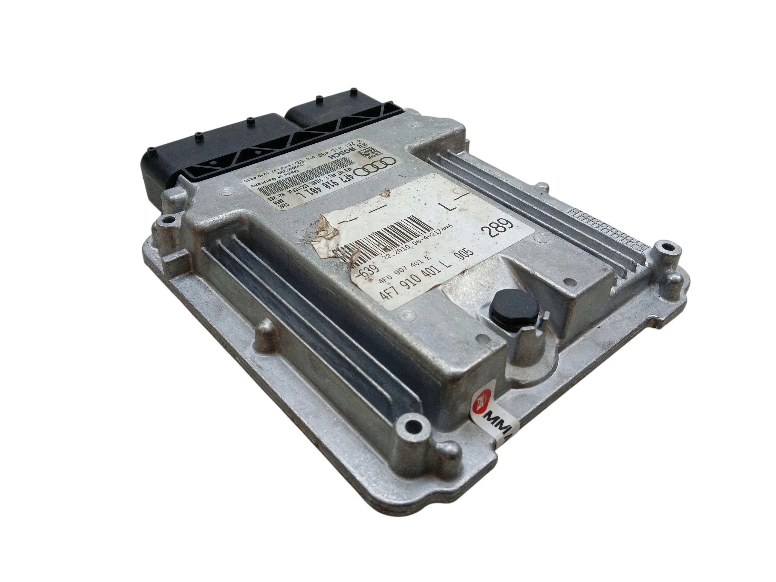 computer control unit of the engine AUDI A6 C6 2.7 TDI 190KM 4F7910401L 0281016460
