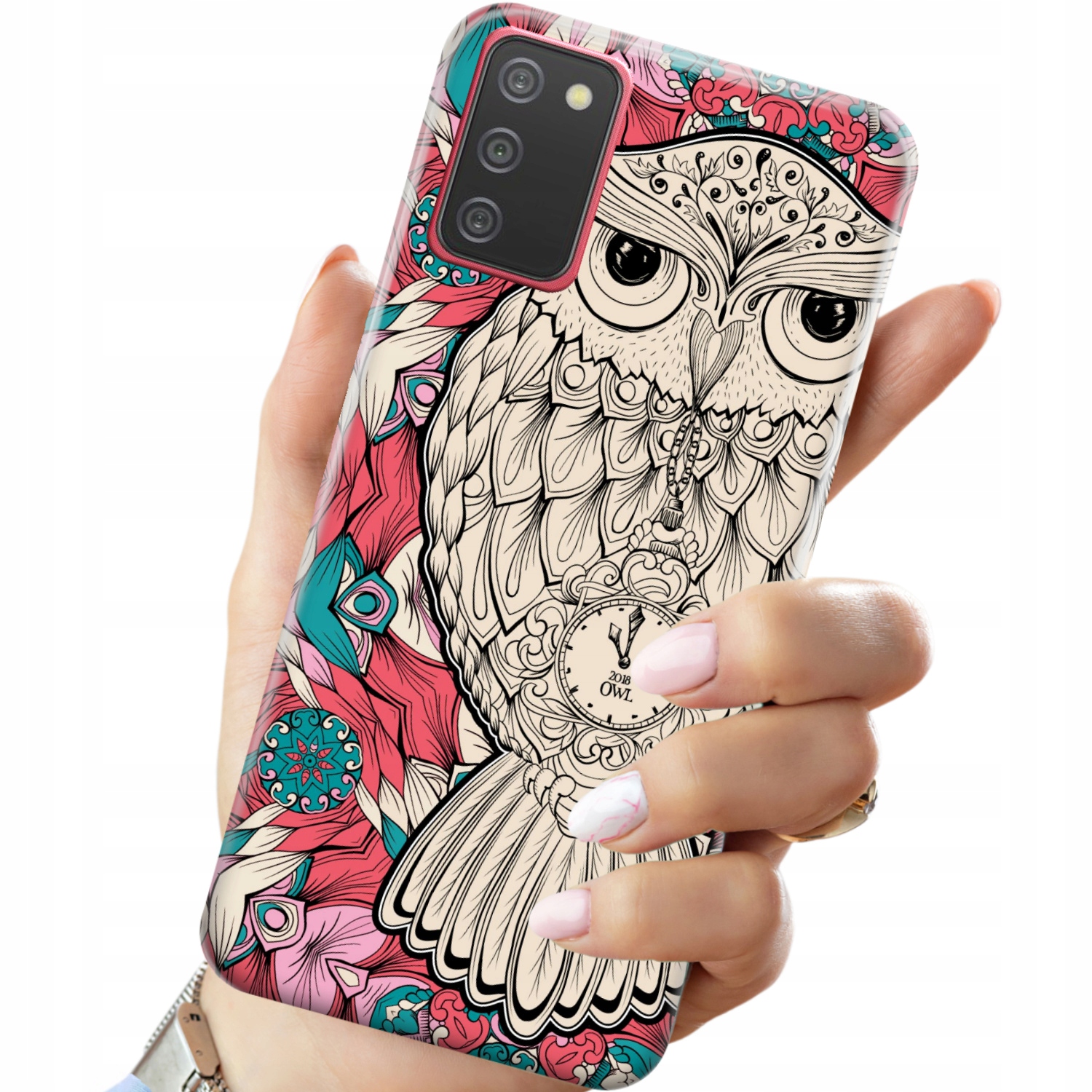 

Etui do Samsung Galaxy A02S sowa sówka guma