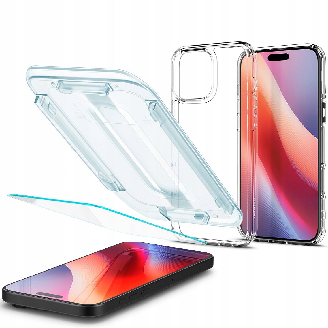 Etui szkło Spigen do iPhone 16 Pro, case przezroczysta obudowa szybka