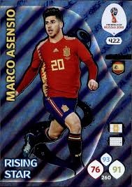 Russia 2018 World Ring Star Marco Asensio 422 Unikat