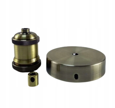 OSŁONKA RETRO Z PODSUFITKĄ E27 KOMPLET PATYNA Typ osłonka