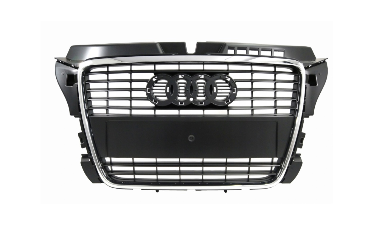 A11093 - AUDI A3 8P лифт решетка решетка гриль черный