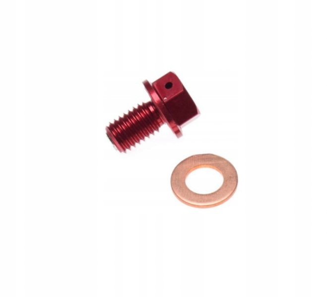 KOREK SPUSTU OLEJU M10x1,5 Z MAGNESEM MOTOCROSS