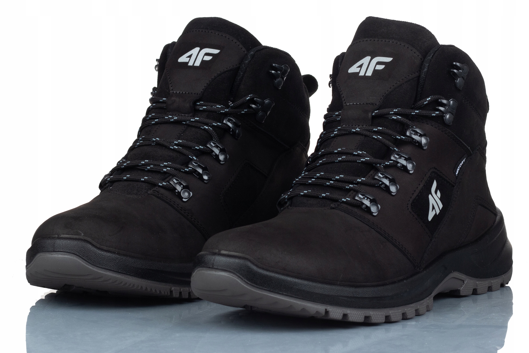 BUTY MĘSKIE 4F TREKKINGOWE W GÓRY OBMH261 21S R-44 Wzór dominujący logo