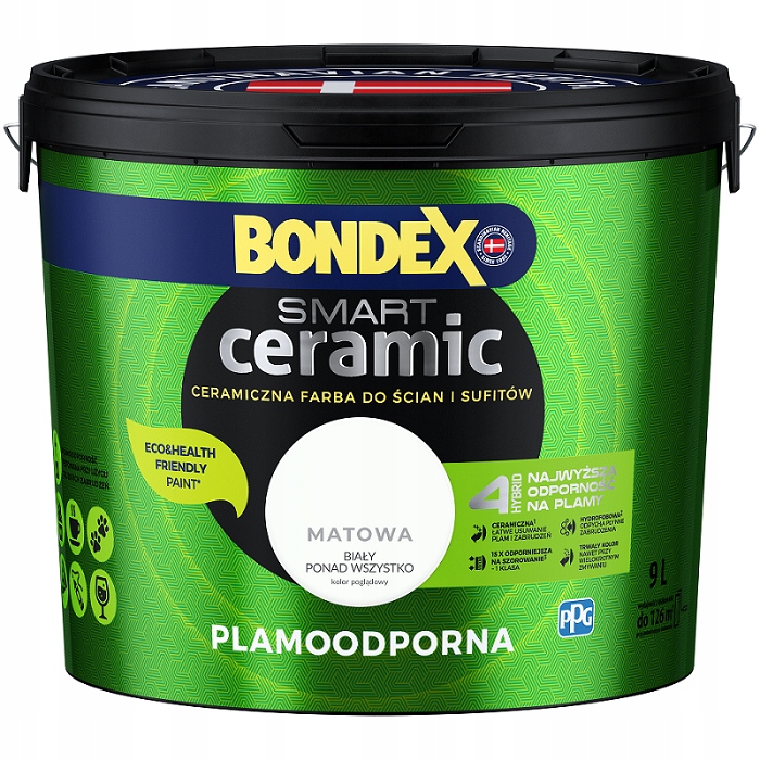 

Bondex farba Smart Ceramic biały ponad wszystko 9l