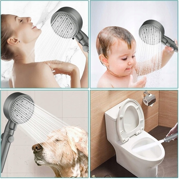 SŁUCHAWKA PRYSZNICOWA OSZCZĘDNA Z 5 FUNKCJAMI LOFT Liczba funkcji 5