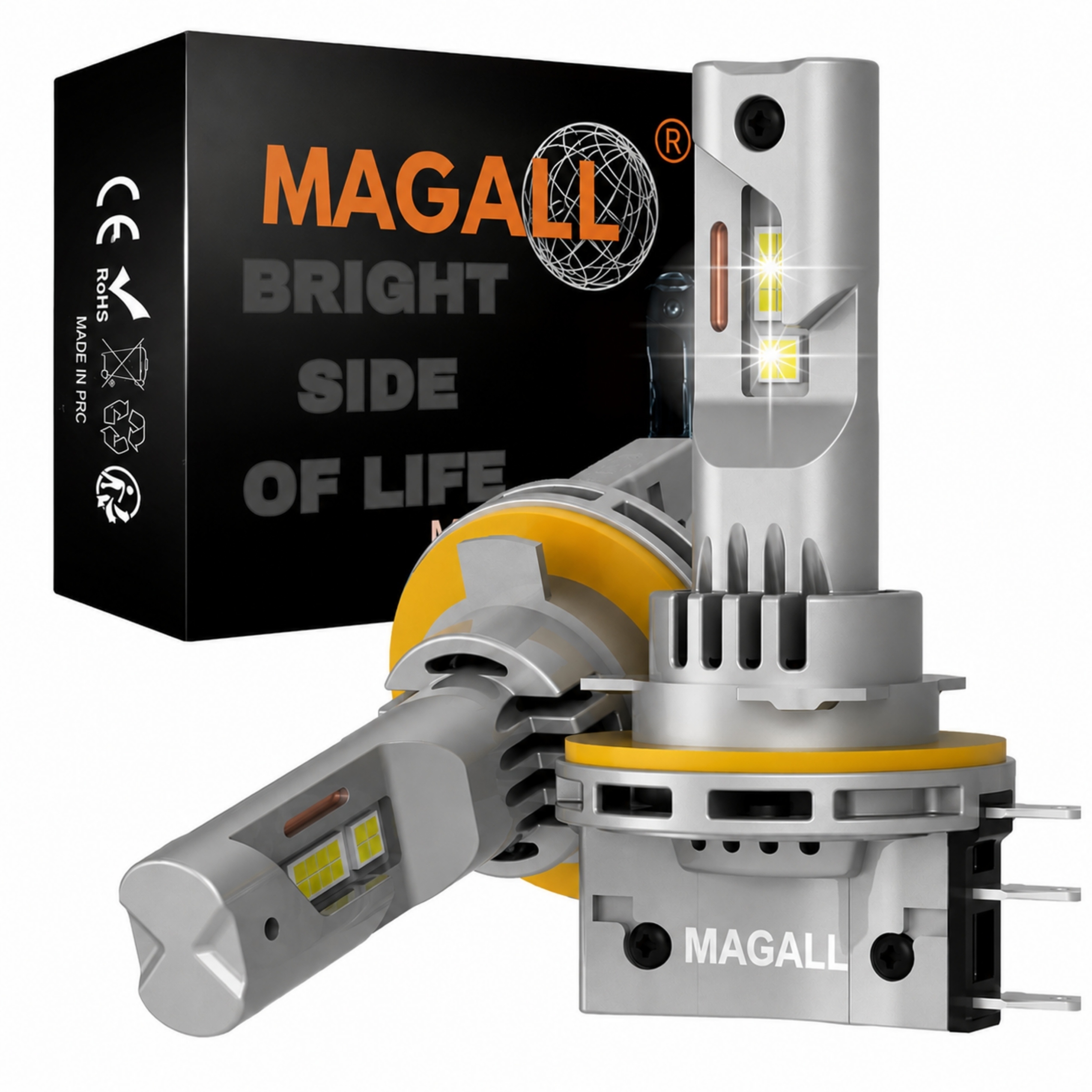 Żarówki H15 Led Magall X-pro 12V 12000lm 2-WŁÓKNOWE Dwufunkcyjne