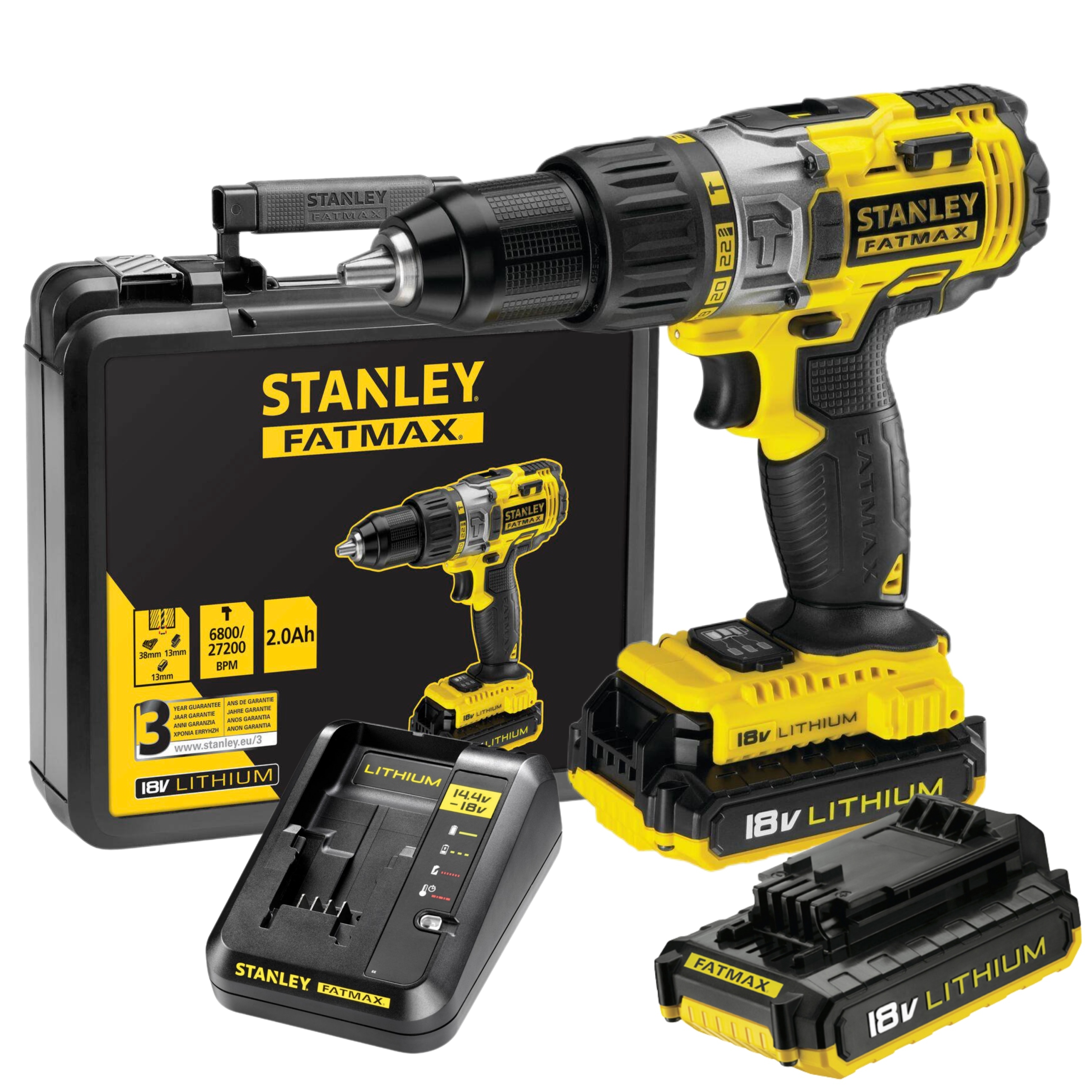

FMC625D2 Wkrętarka Z Udarem 18V 2x2Ah Stanley