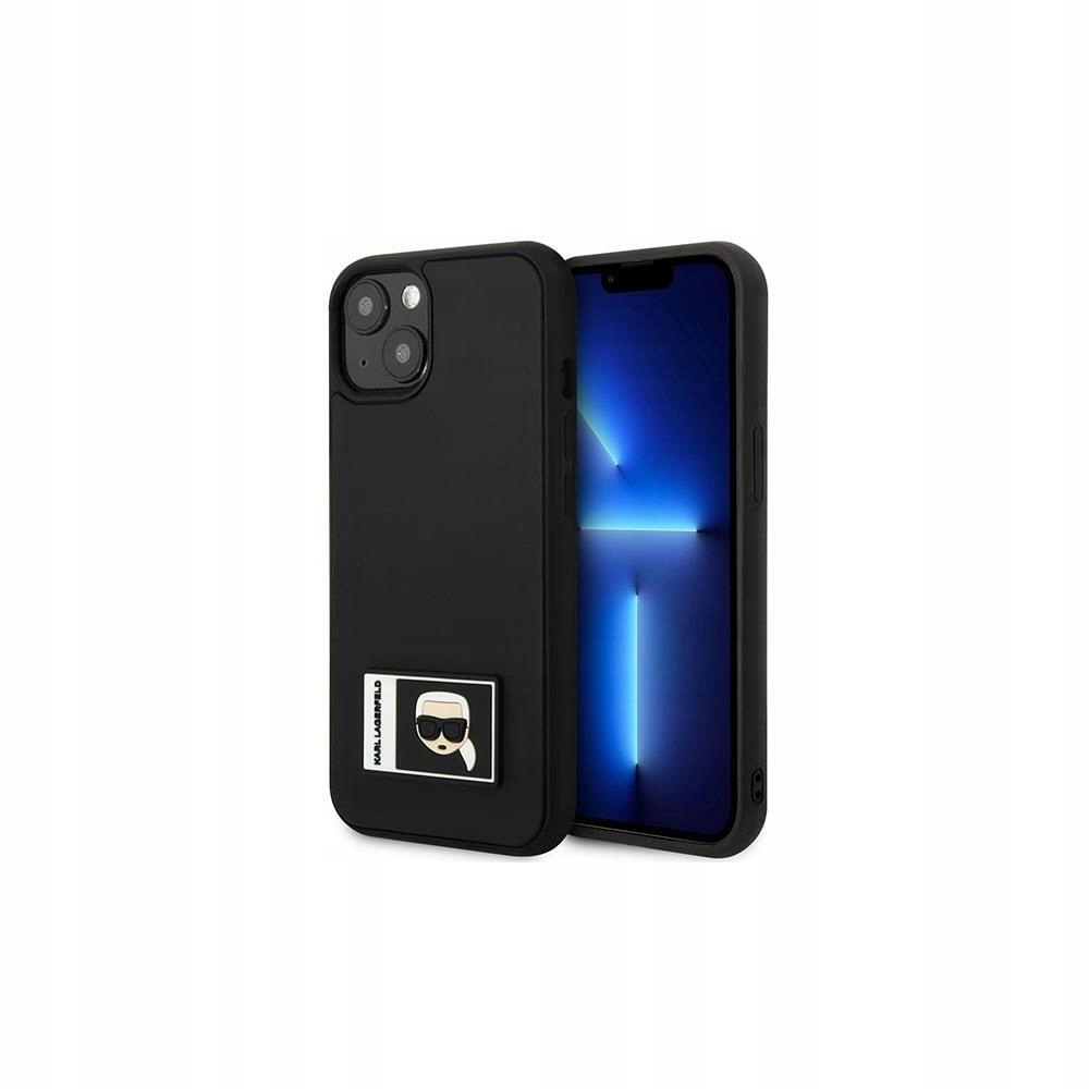 Etui Karl Lagerfeld Ikonik Patch na iPhone 13 Pro iPhone 13 czarne Karl