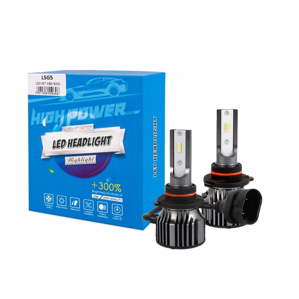 M-Tech Zestaw do konwersji LED LSG5 LED SET HB3
