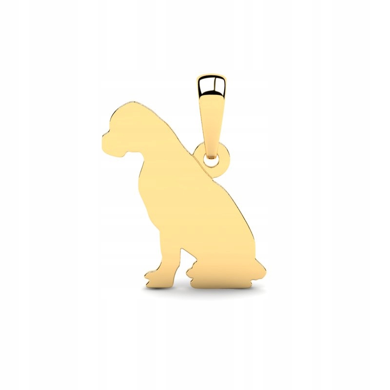 

Wisiorek Złoty Pies Bokser Grawer