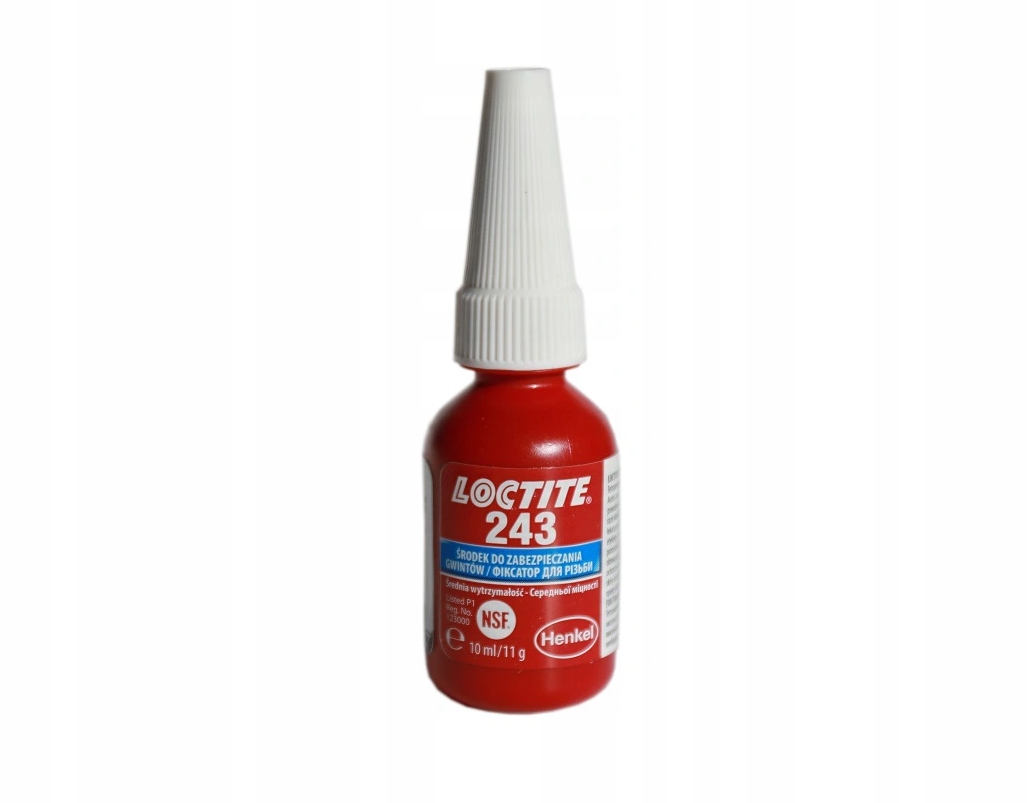 

Loctite 243 10ml Klej do połączeń gwintowych