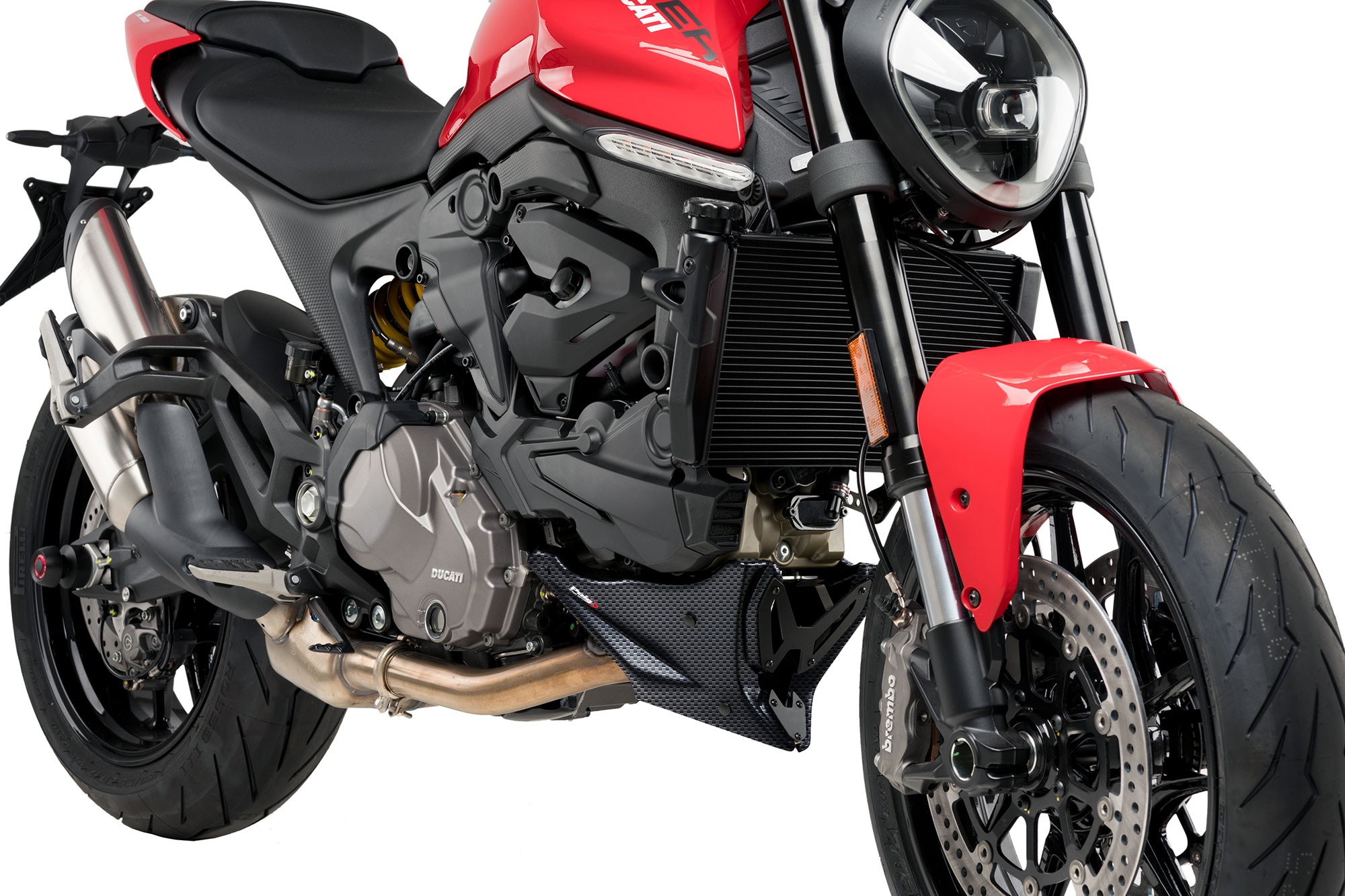 20714C - СПОЙЛЕР ДВИГУНА PUIG DUCATI MONSTER 937 2021-2023