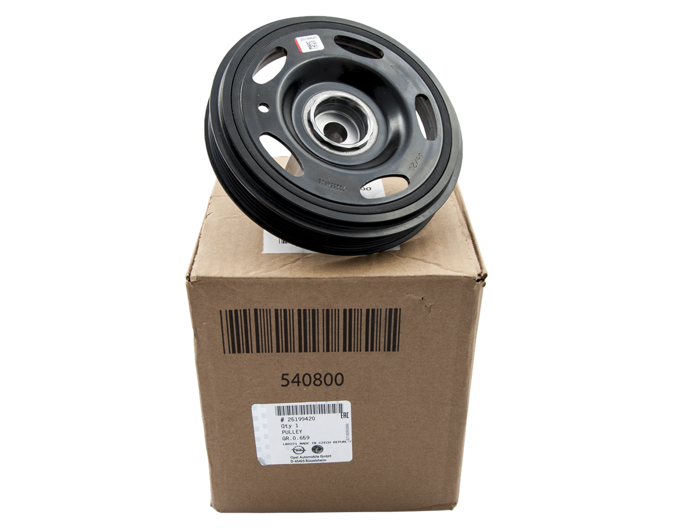 OE OPEL 25199420 Koło pasowe wału korbowego Producent części Opel OE