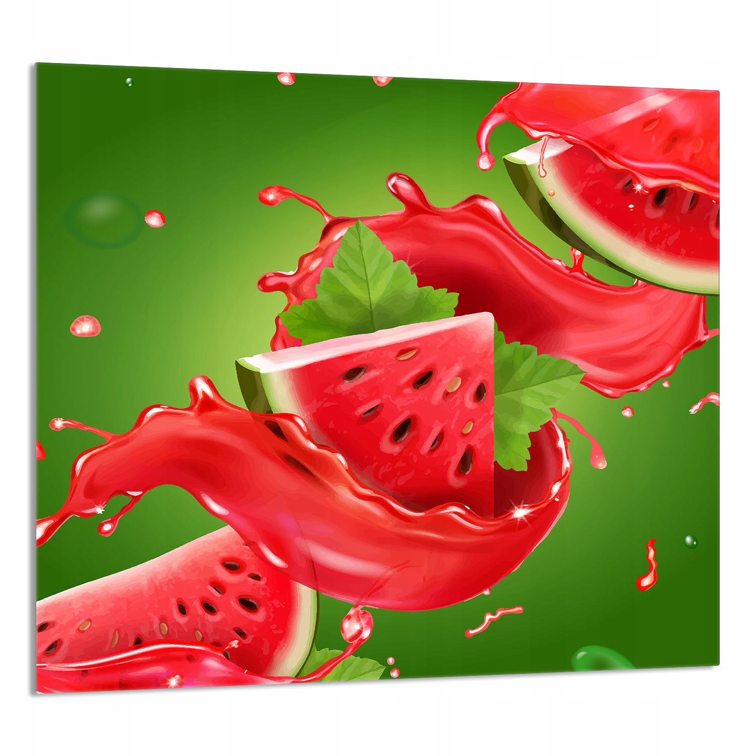 Skleněný Panel Do Kuchyně 65x60 Meloun Tvrzené Sklo