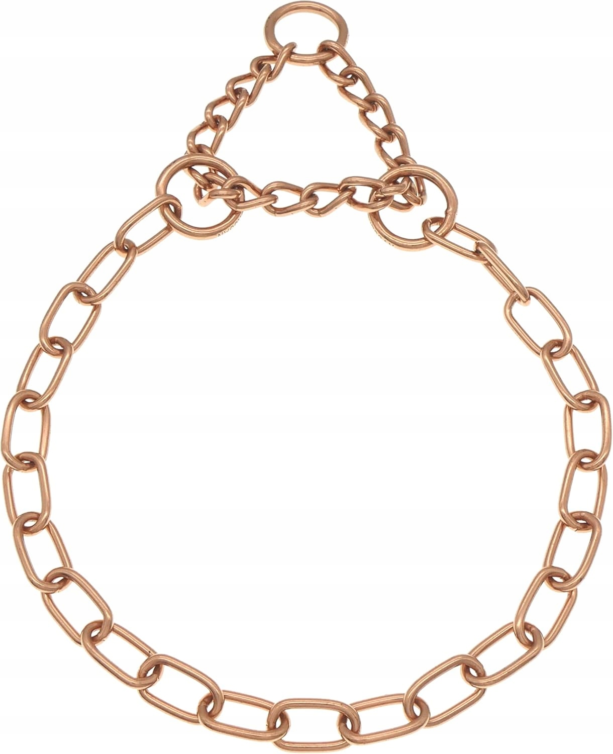 Levně Obojek pro psa Curogan polostahovací růžové zlato 46,5 cm Sprenger velikost L