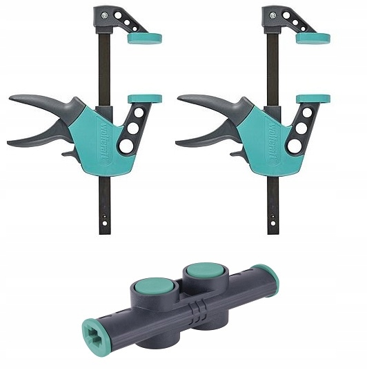 Затискач для теслі EASY 3021000 75x300 2шт + адаптер