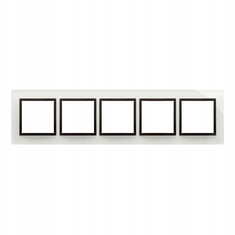 Päťnásobný sklenený rámik DRN5/72 Simon 54 Nature