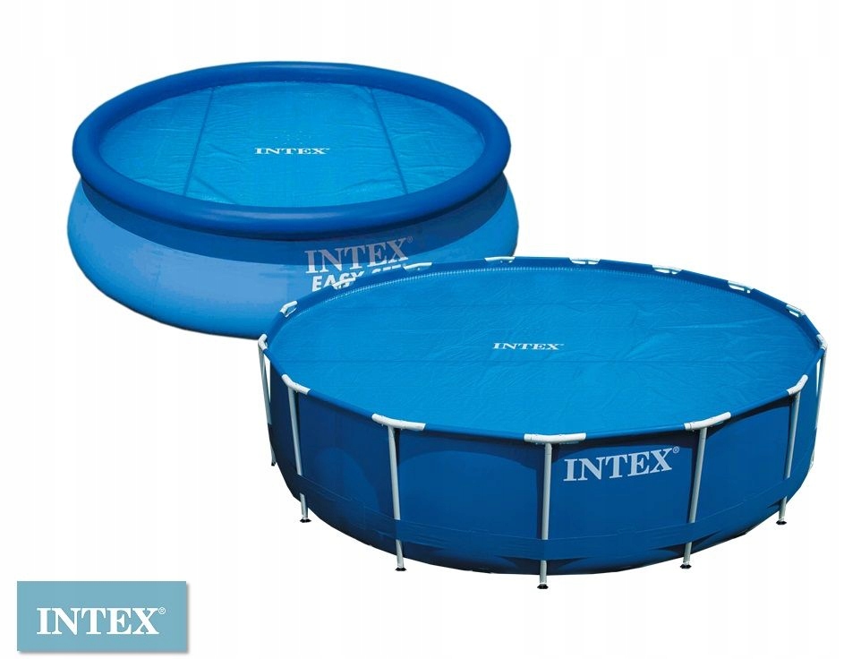 Pokrywa Solarna Mata Grzewcza Do Basenu Ogrodowego 457 CM Intex Duża