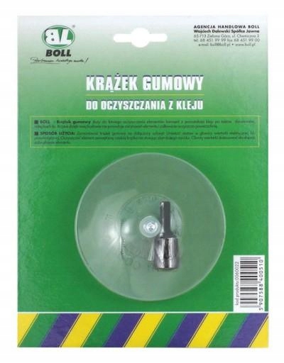 BOLL KRĄŻEK GUMOWY DO USUWANIA KLEJU Z KAROSERII Marka Boll